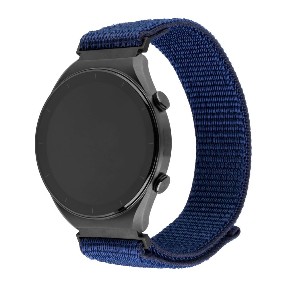 FIXED Nylon Sporty Strap with Quick Release 20mm for smartwatch Dark Blue