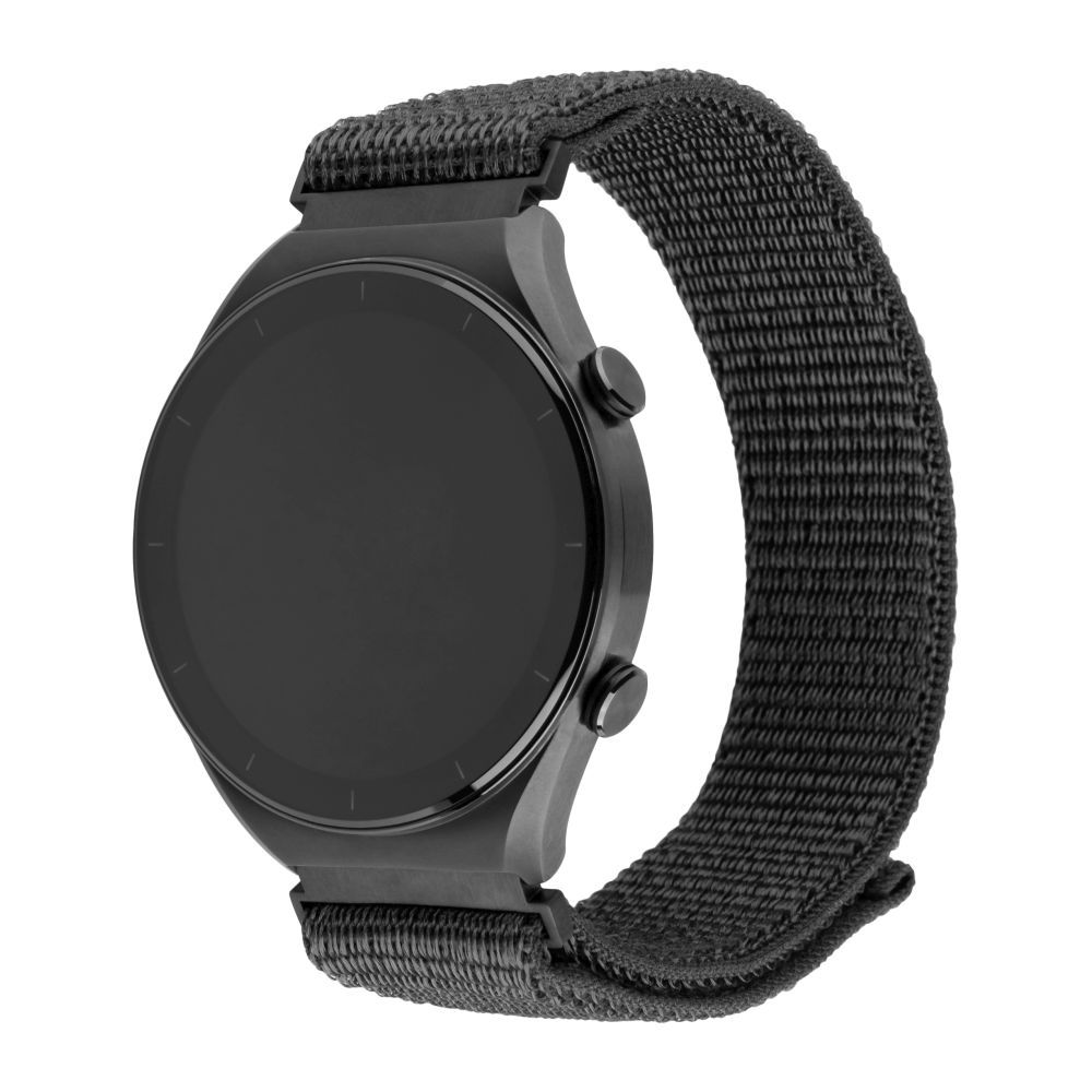 FIXED Nylon Sporty Strap with Quick Release 20mm for smartwatch Dark Gray