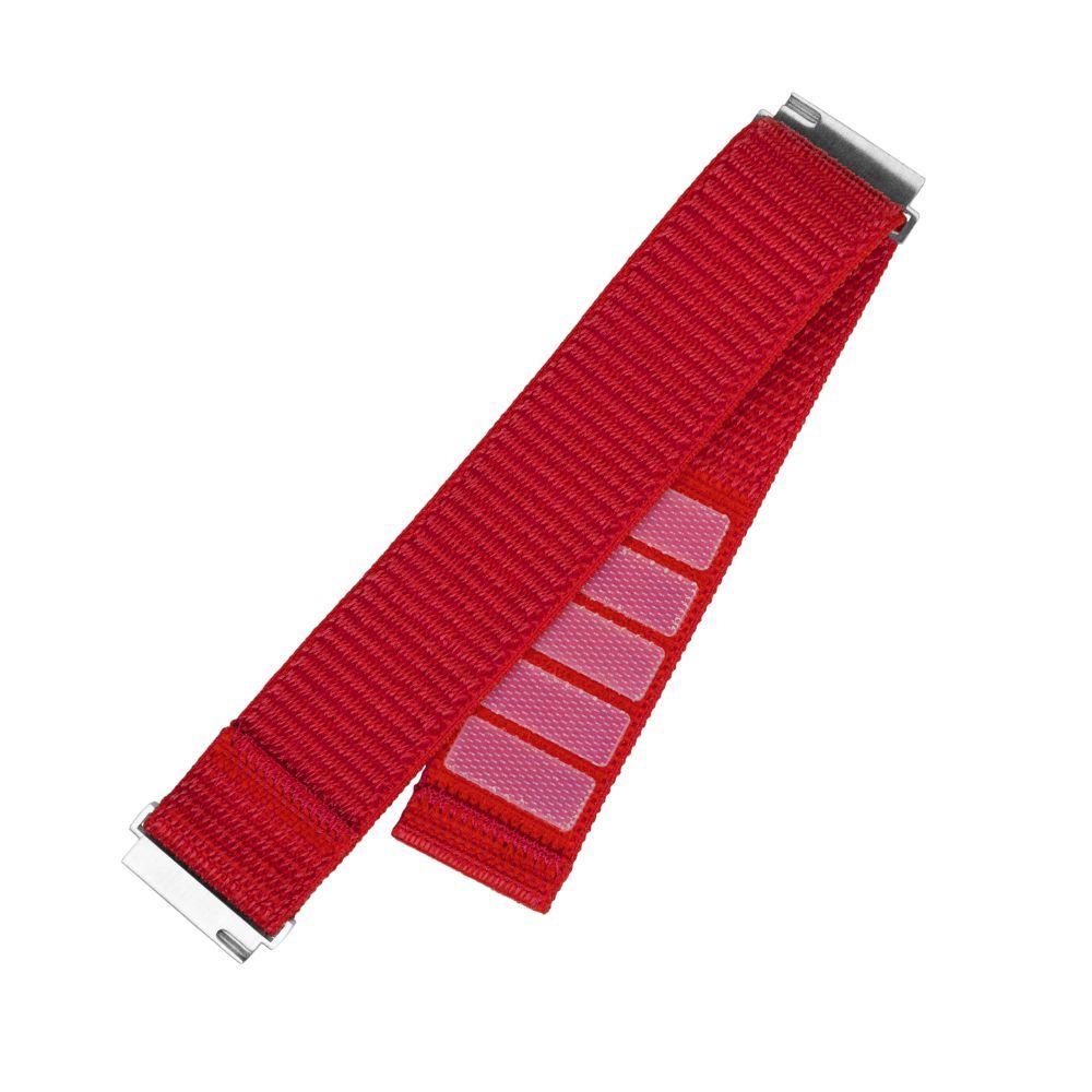 FIXED Nylon Sporty Strap with Quick Release 20mm for smartwatch Red