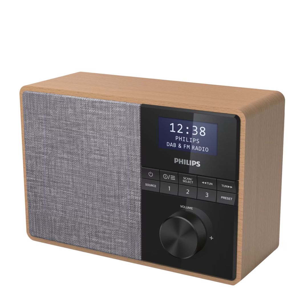 Philips Portable Radio Wood/Black