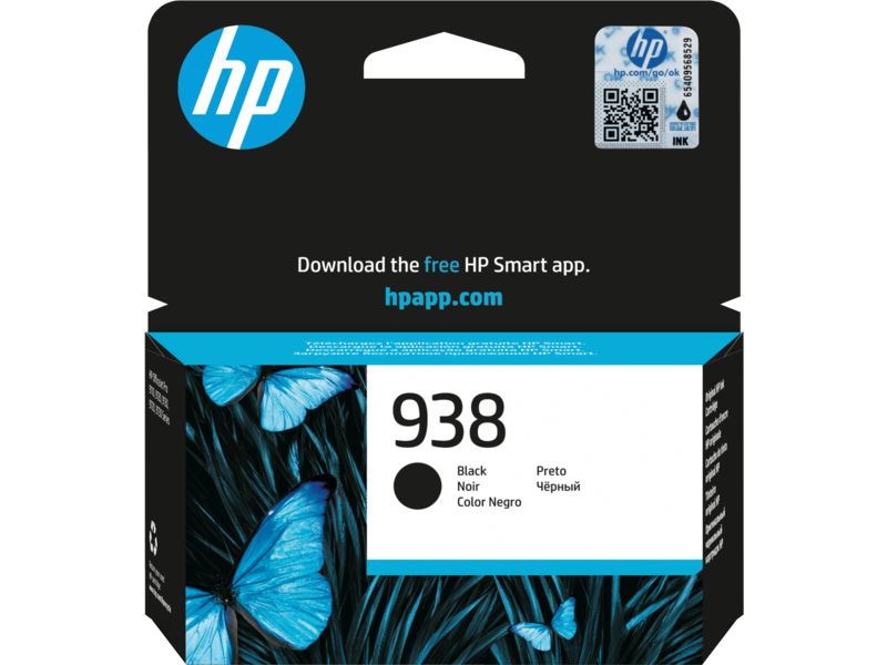 HP 4S6X8PE (938) Black tintapatron