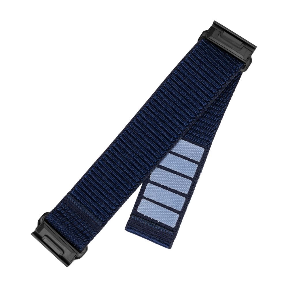 FIXED Nylon Sporty Strap for Garmin QuickFit 22mm Dark Blue