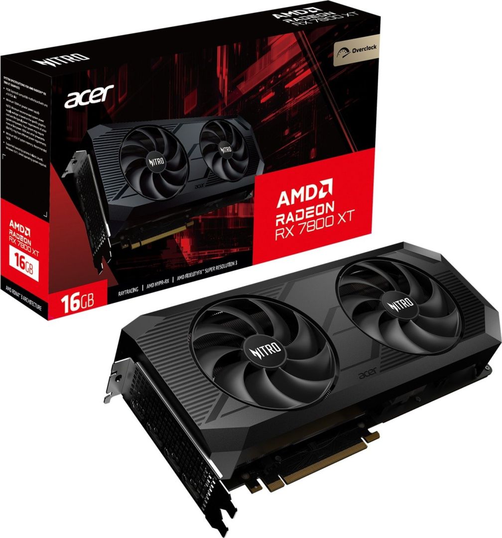 Acer RX7800 XT Nitro 16GB OC