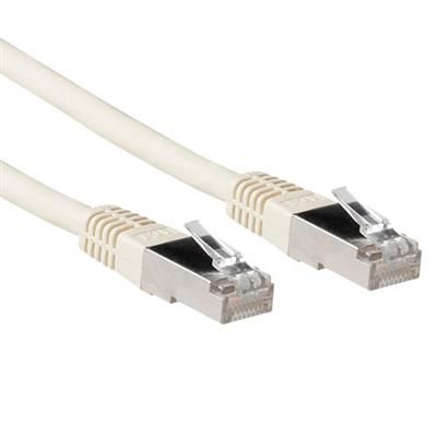 ACT CAT6A S-FTP Patch Cable 0,25m Ivory