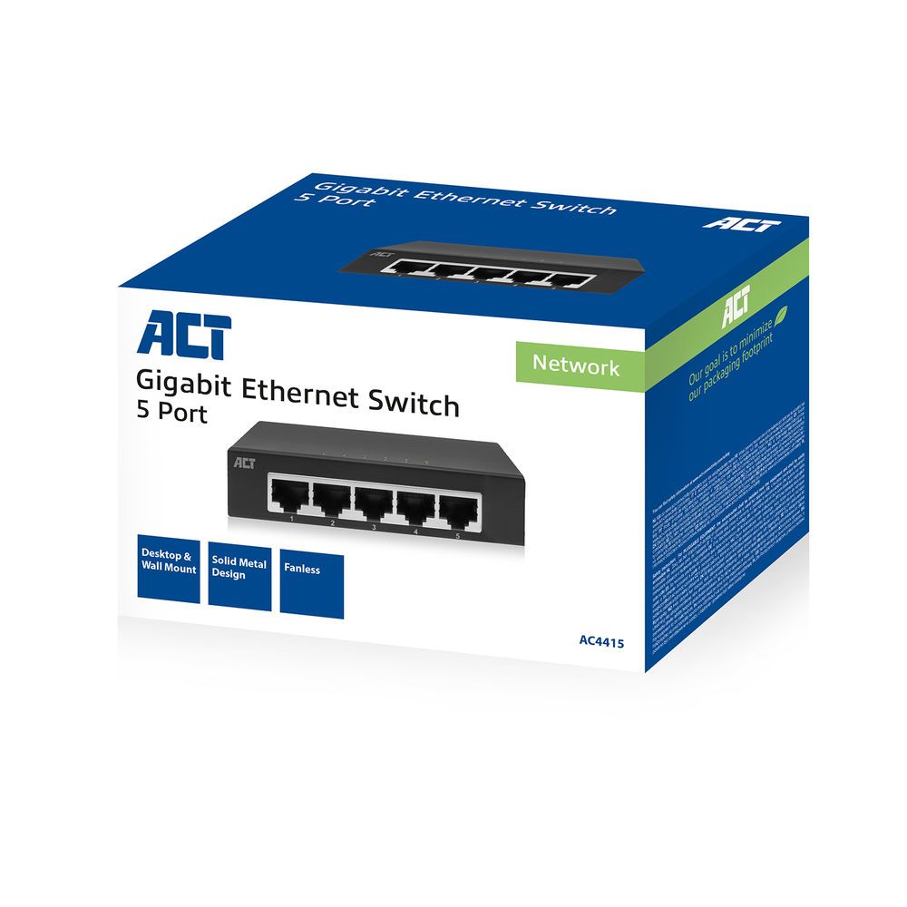 ACT AC4415 5-Port Gigabit Ethernet Switch