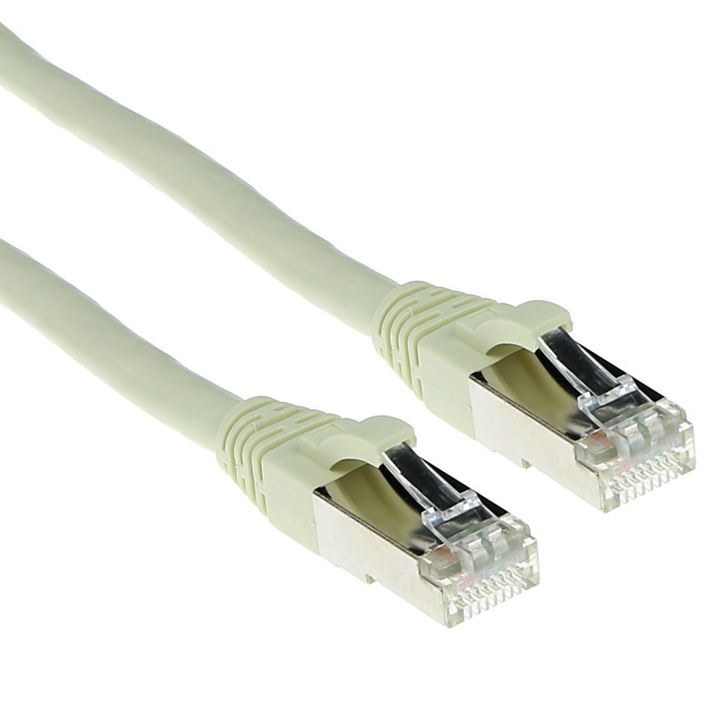 ACT CAT6A S-FTP Patch Cable 3m Ivory