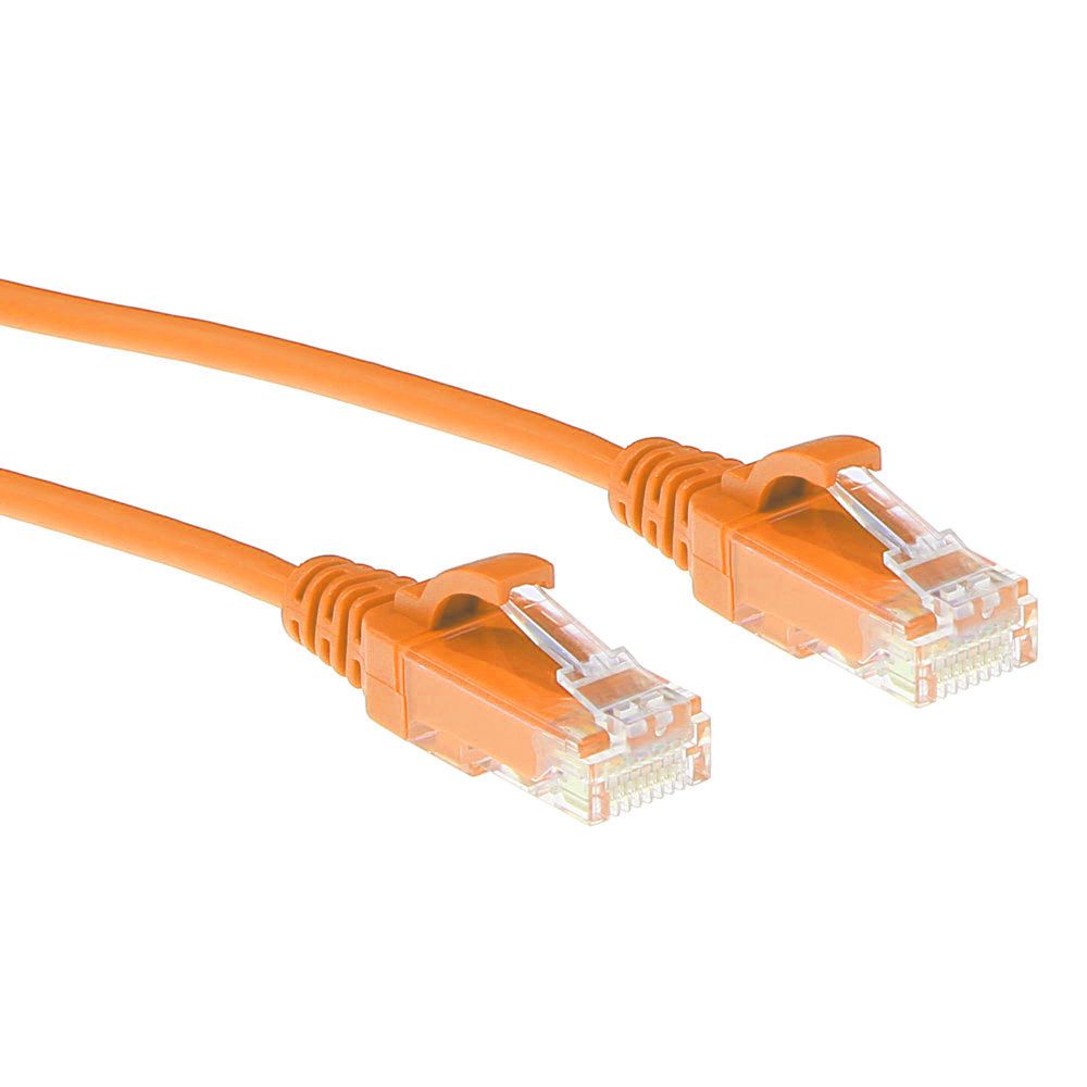 ACT CAT6 U-UTP Patch Cable 1m Orange