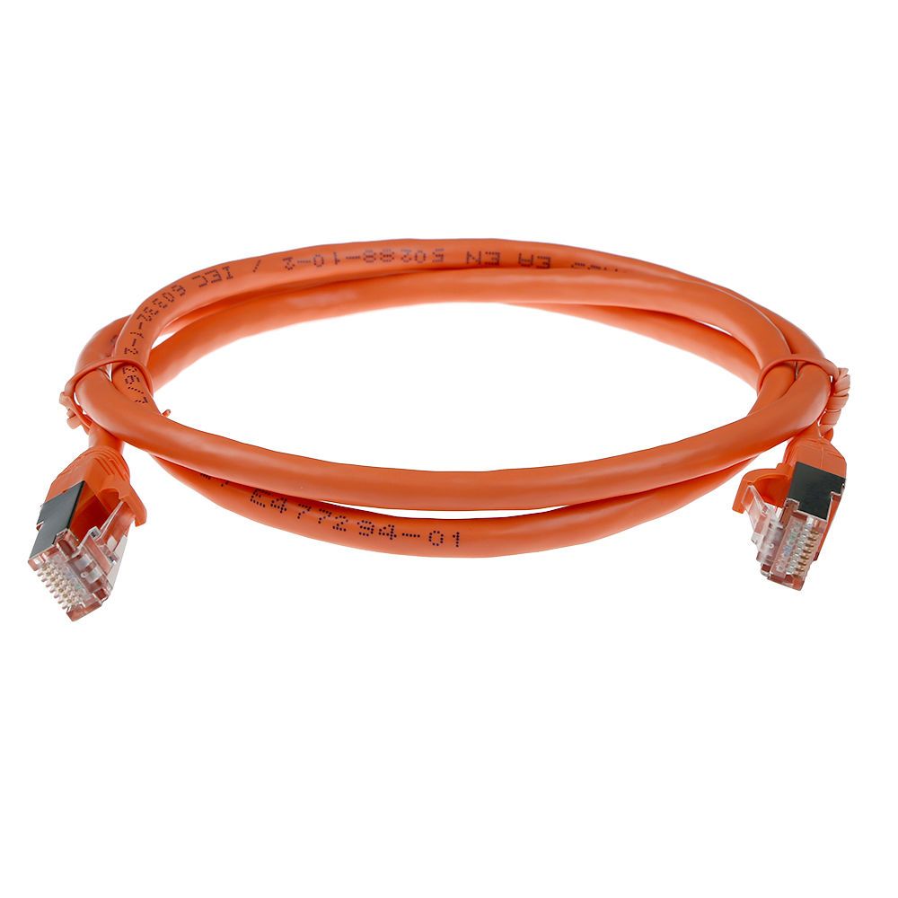 ACT CAT6A S-FTP Patch Cable 20m Orange