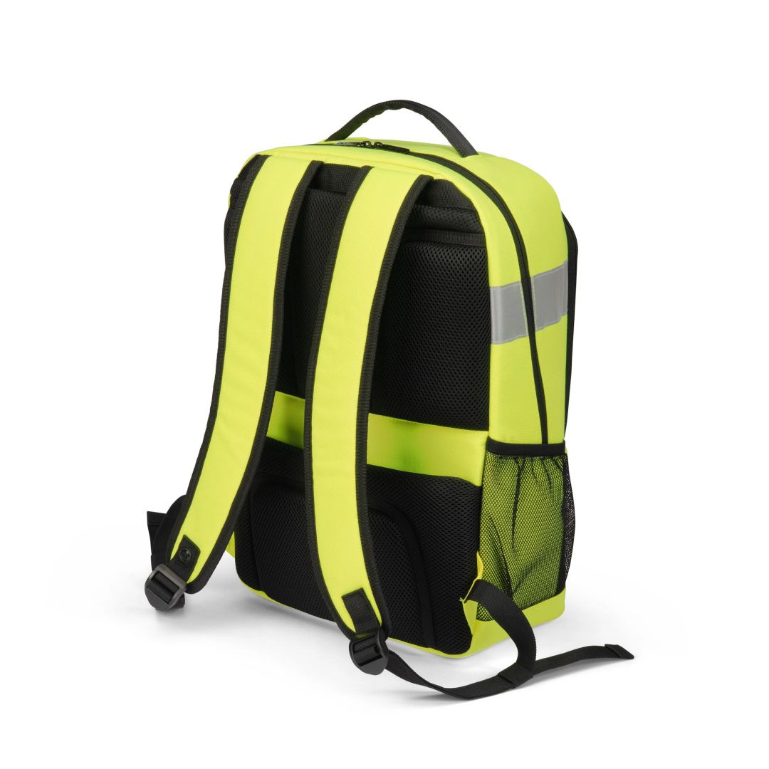 Dicota Backpack Hi-Vis Base 24 litres Yellow