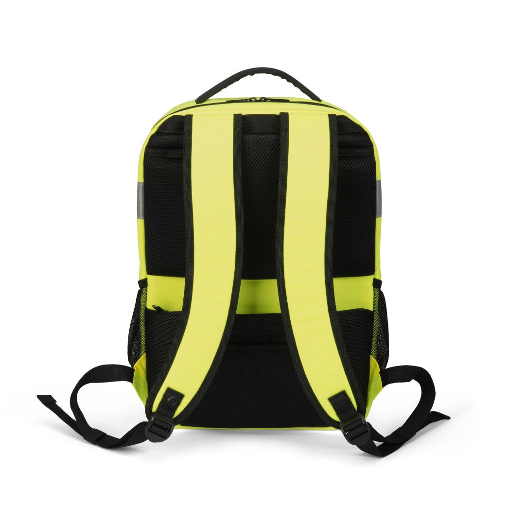 Dicota Backpack Hi-Vis Base 24 litres Yellow