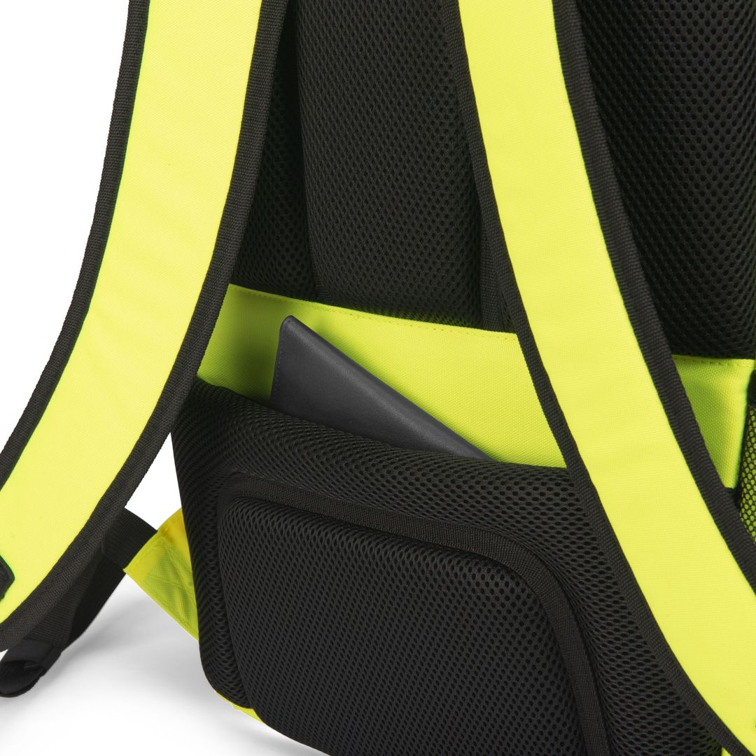 Dicota Backpack Hi-Vis Base 24 litres Yellow