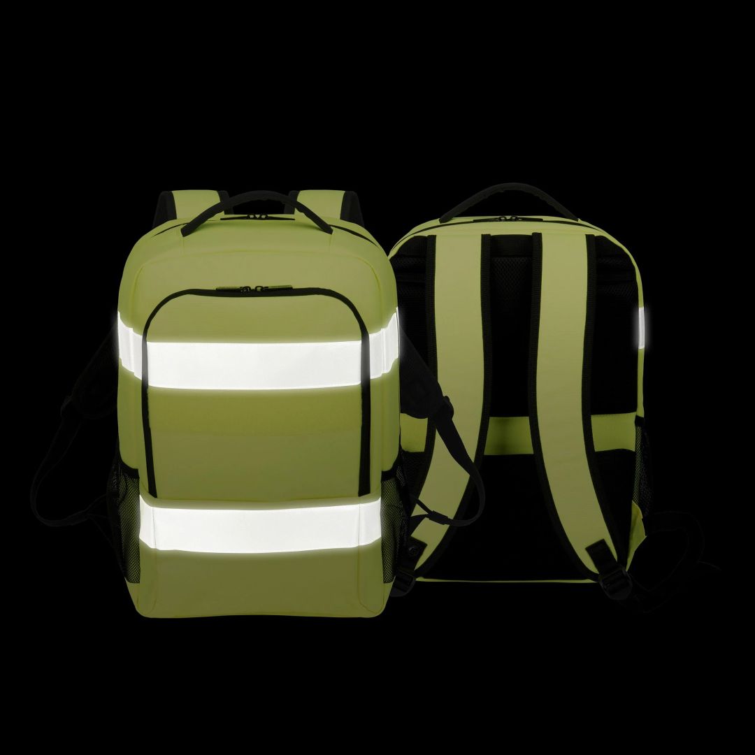 Dicota Backpack Hi-Vis Base 24 litres Yellow