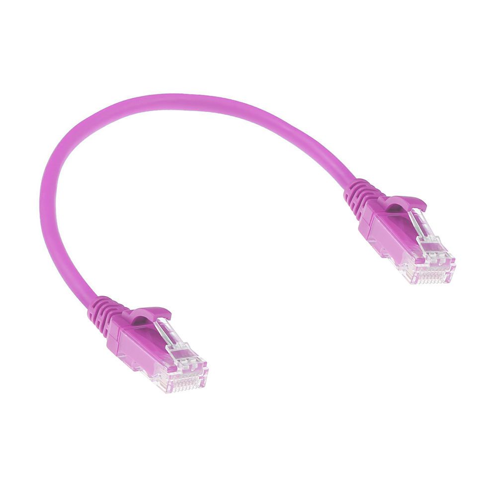 ACT CAT6 U-UTP Patch Cable 0,25m Pink