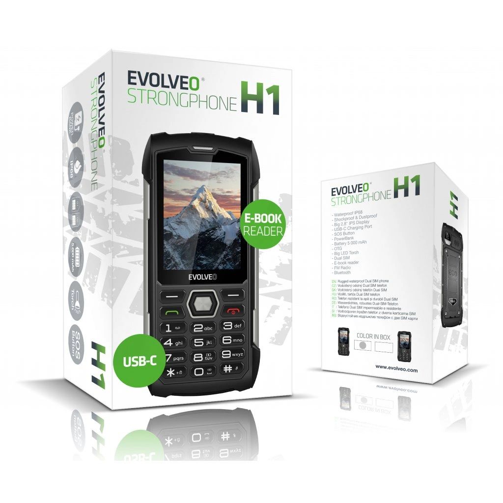 Evolveo Strongphone H1 DualSIM Black/Grey