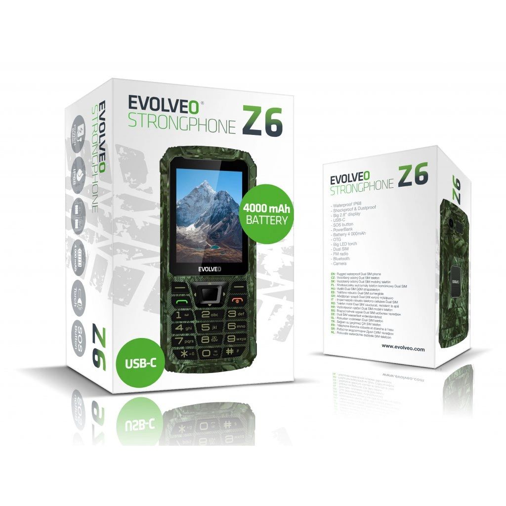 Evolveo StrongPhone Z6 DualSIM Camoflague