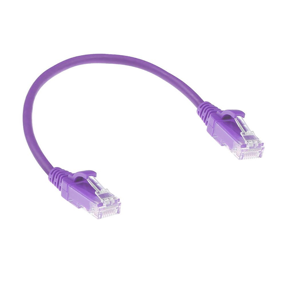 FIXED CAT6 U-UTP Patch Cable 0,25m Purple