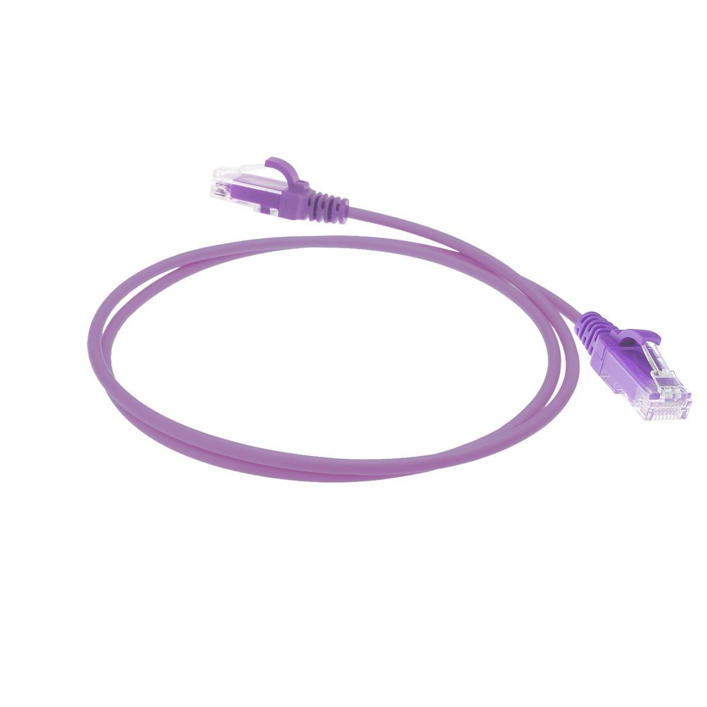 FIXED CAT6 U-UTP Patch Cable 1m Purple