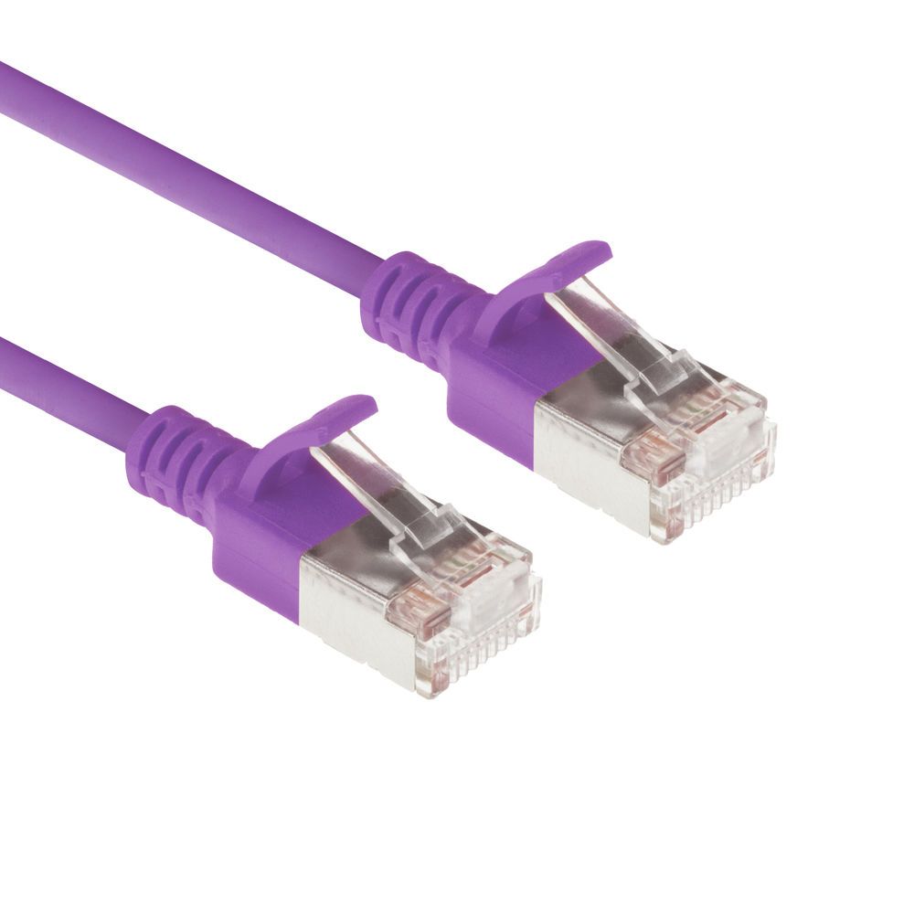 FIXED CAT6A U-FTP Patch Cable 5m Purple