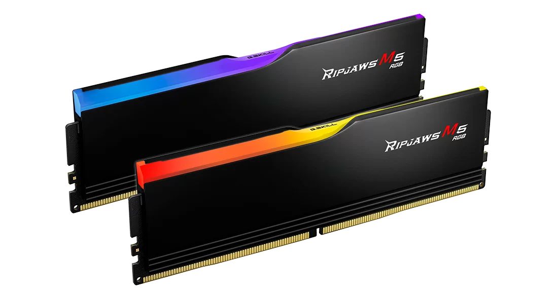 G.SKILL 48GB DDR5 5200MHz Kit(2x24GB) Ripjaws M5 RGB Black