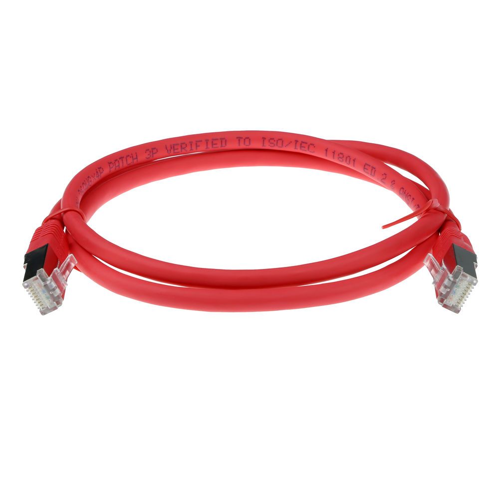 ACT CAT5e F-UTP Patch Cable 0,5m Red