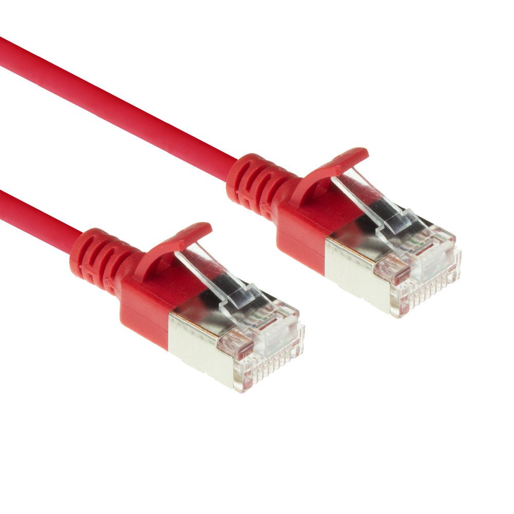 ACT CAT6A U-FTP Patch Cable 1,5m Red