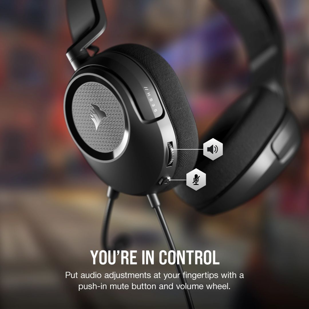 Corsair HS35 v2 Gaming Headset Carbon