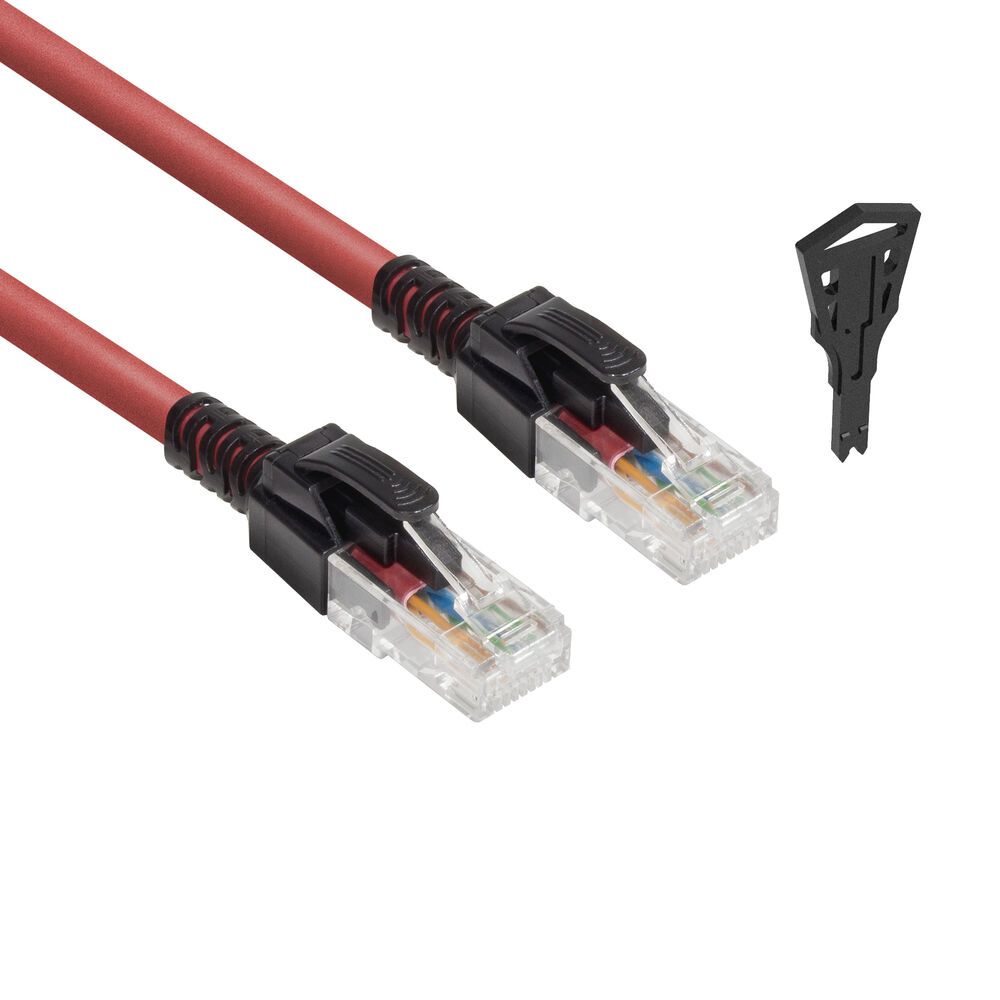 ACT CAT6A U-UTP Patch Cable 3m Red