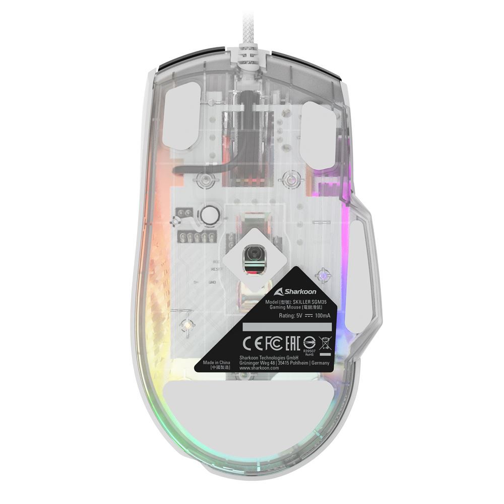 Sharkoon Skiller SGM35 RGB Gaming Mouse White