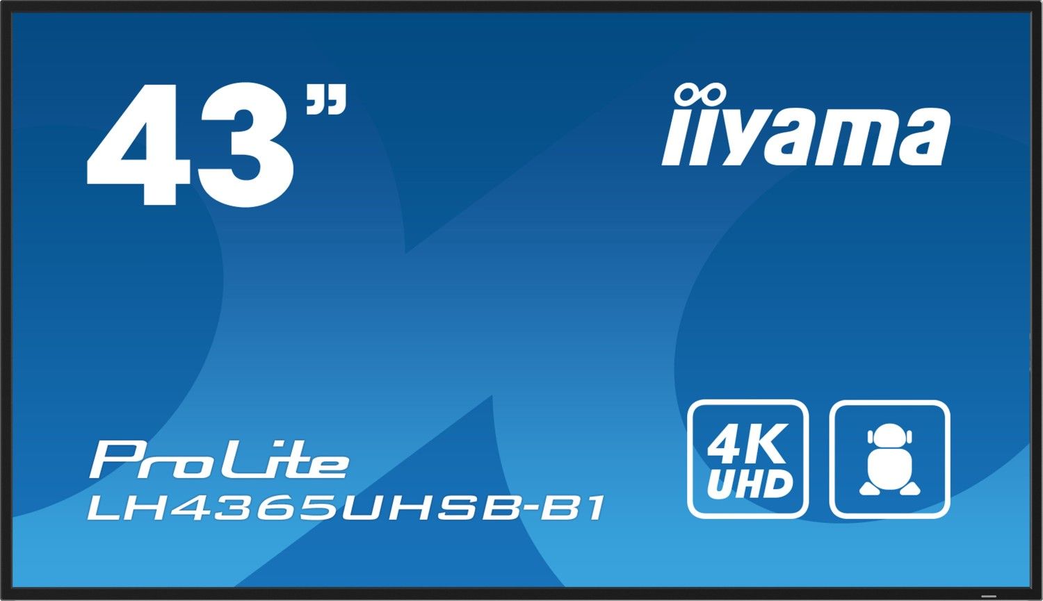 iiyama 42,5" ProLite LH4365UHSB-B1 IPS LED