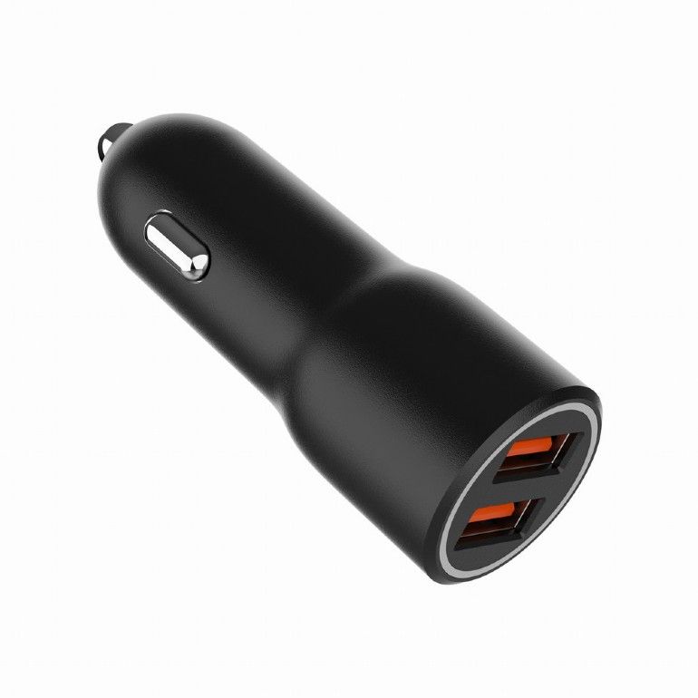 Gembird 2-port USB Car Fast Charger Black