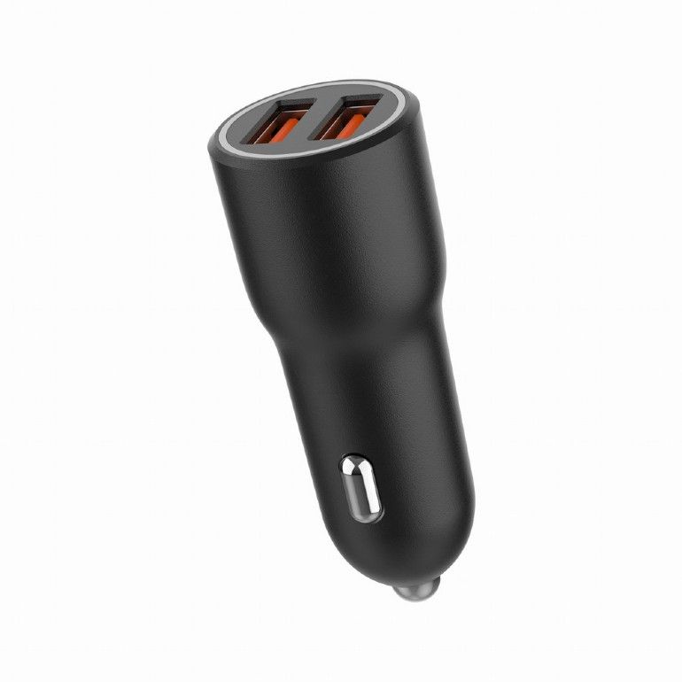 Gembird 2-port USB Car Fast Charger Black