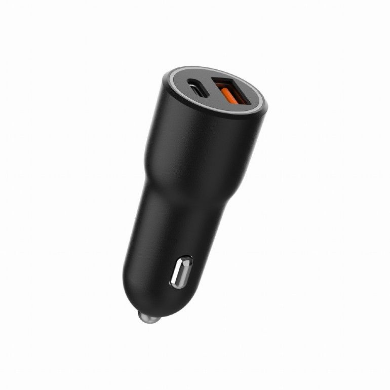 Gembird 2-Port USB Car Fast Charger Black