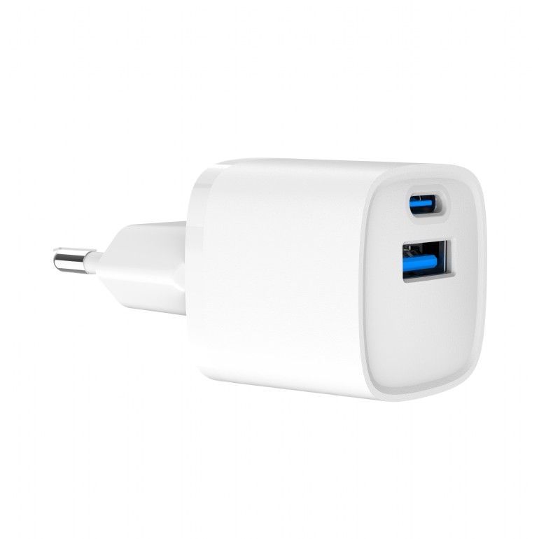 Gembird 2-Port 20W USB Fast Charger White