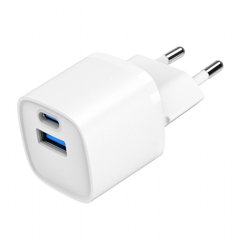 Gembird 2-Port 20W USB Fast Charger White