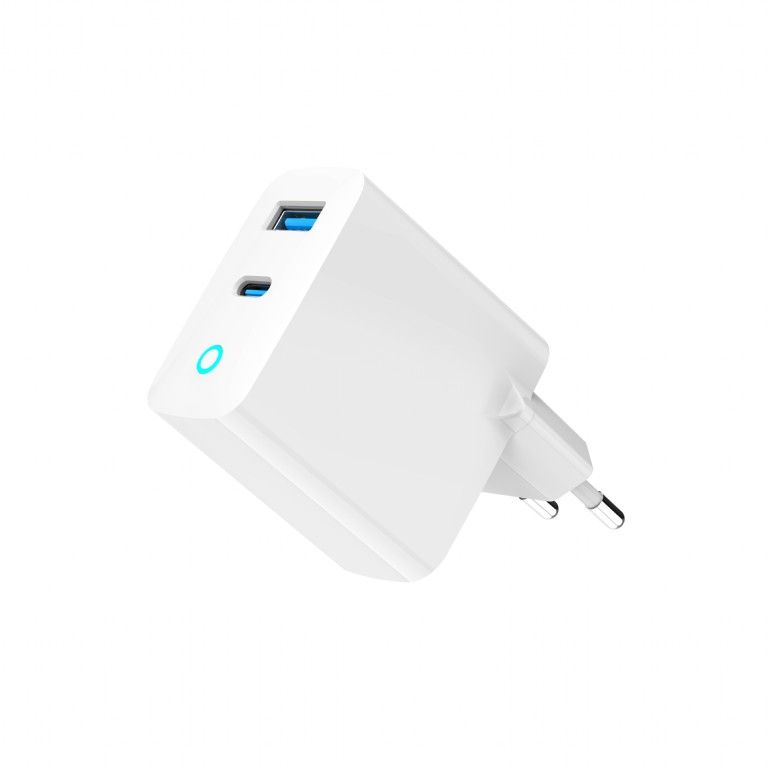 Gembird 2-Port 30W USB Fast Charger White