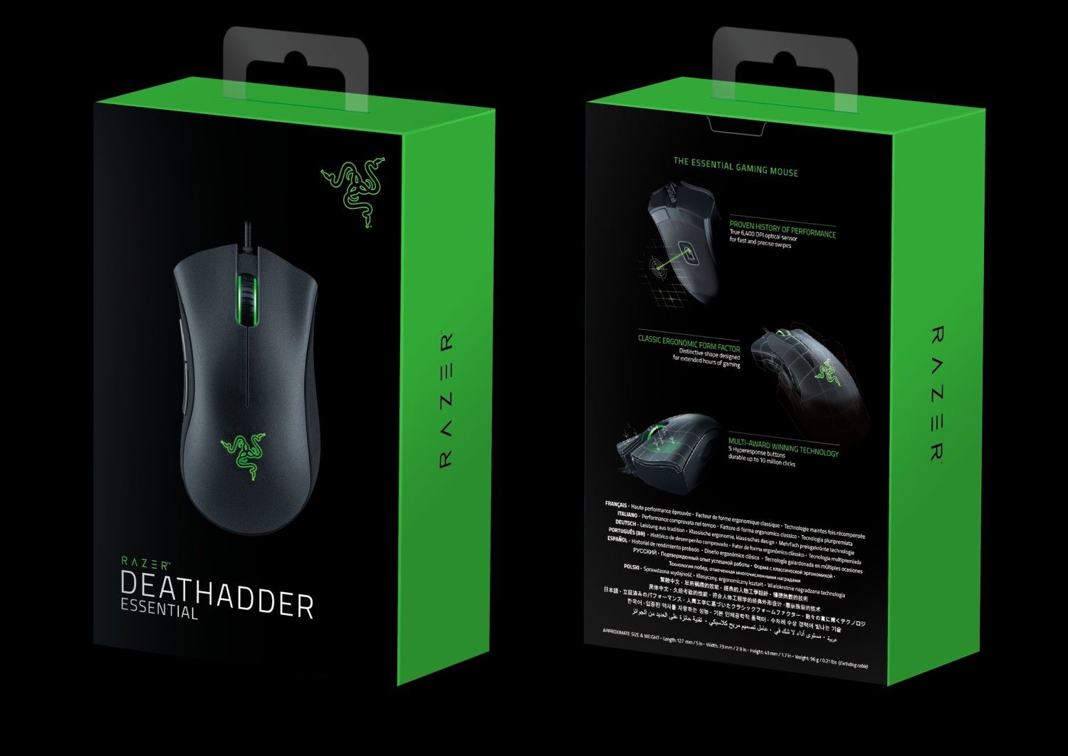 Razer DeathAdder Essential (2021) Gaming Mouse Black