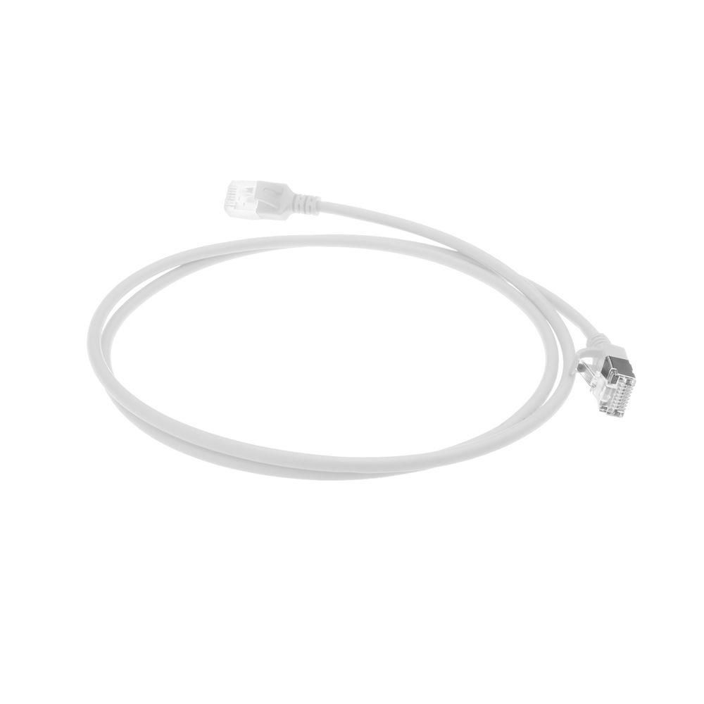 ACT CAT6A U-FTP Patch Cable 1m White