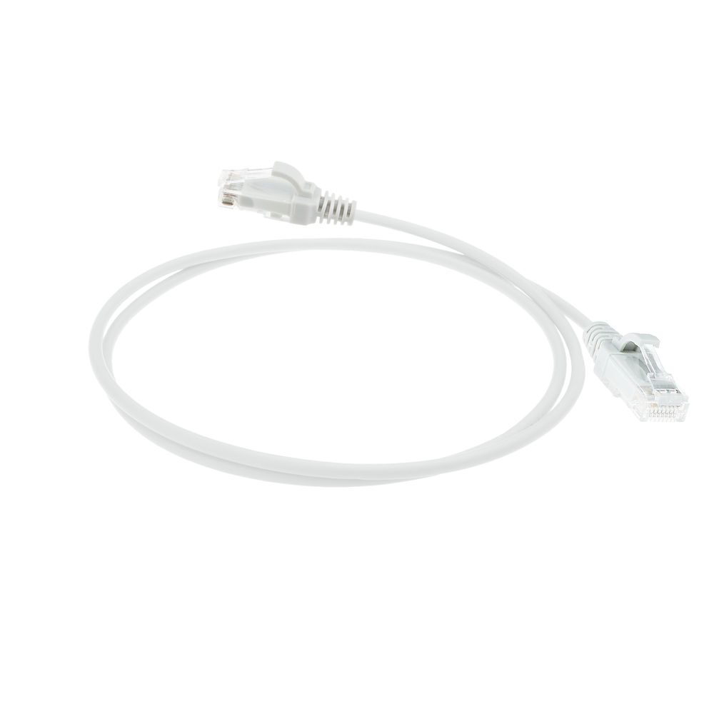 ACT CAT6A U-UTP Patch Cable 1m White