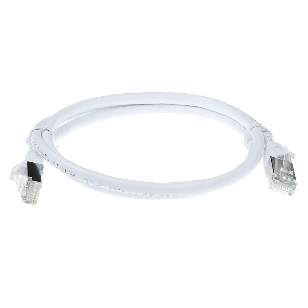 ACT CAT6A S-FTP Patch Cable 2m White