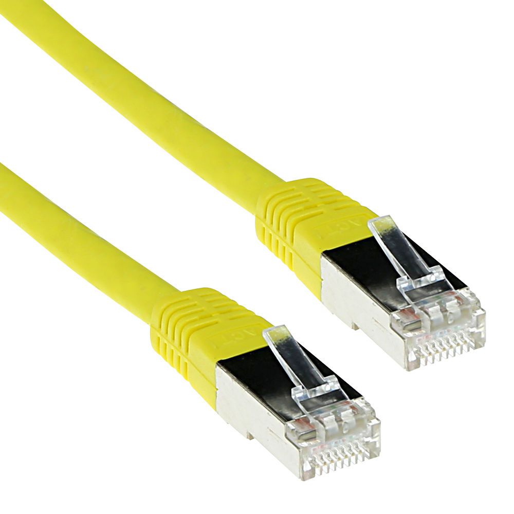 ACT CAT6A S-FTP Patch Cable 2m Yellow