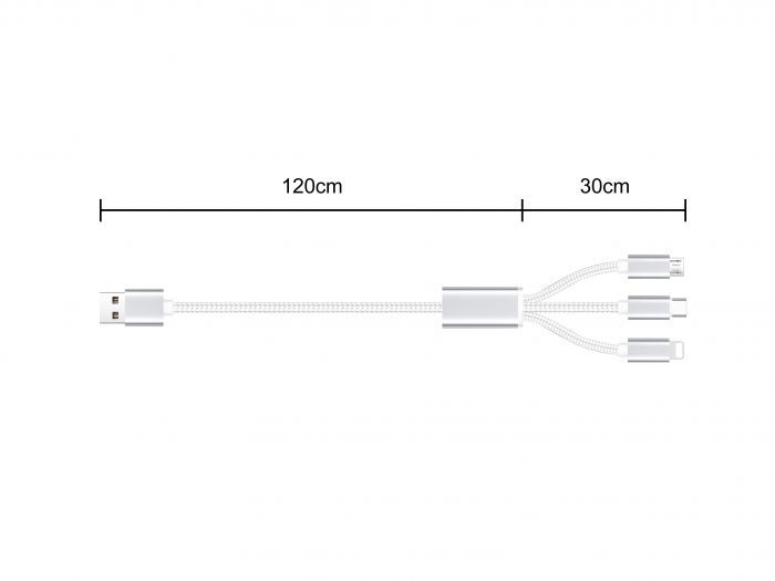 Conceptronic  2-Port 33W USB Charger White