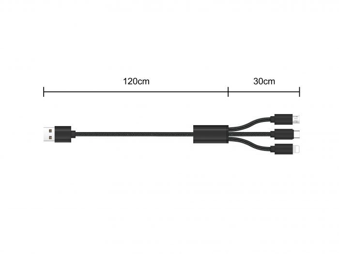 Conceptronic  2-Port 33W USB Charger Black