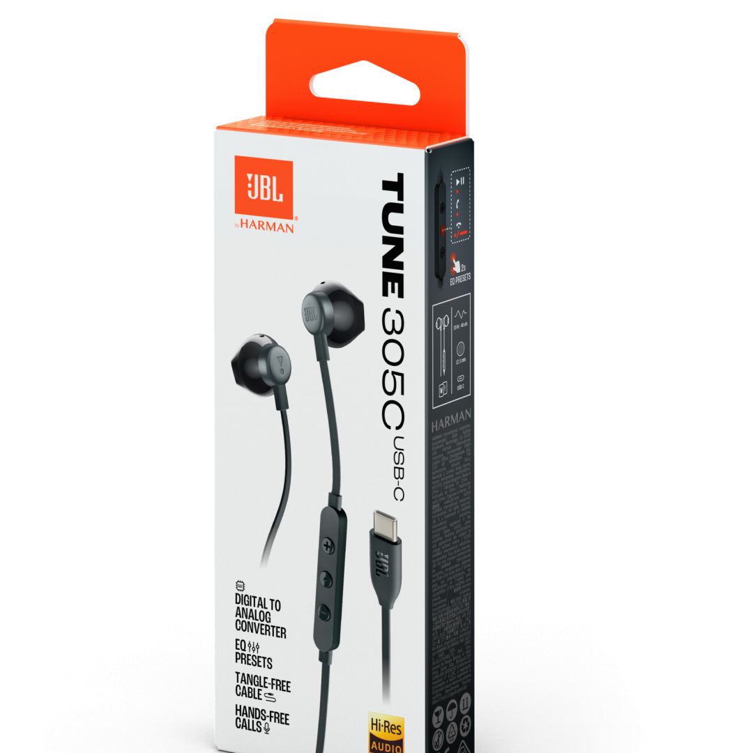 JBL Tune 305C Headset Black