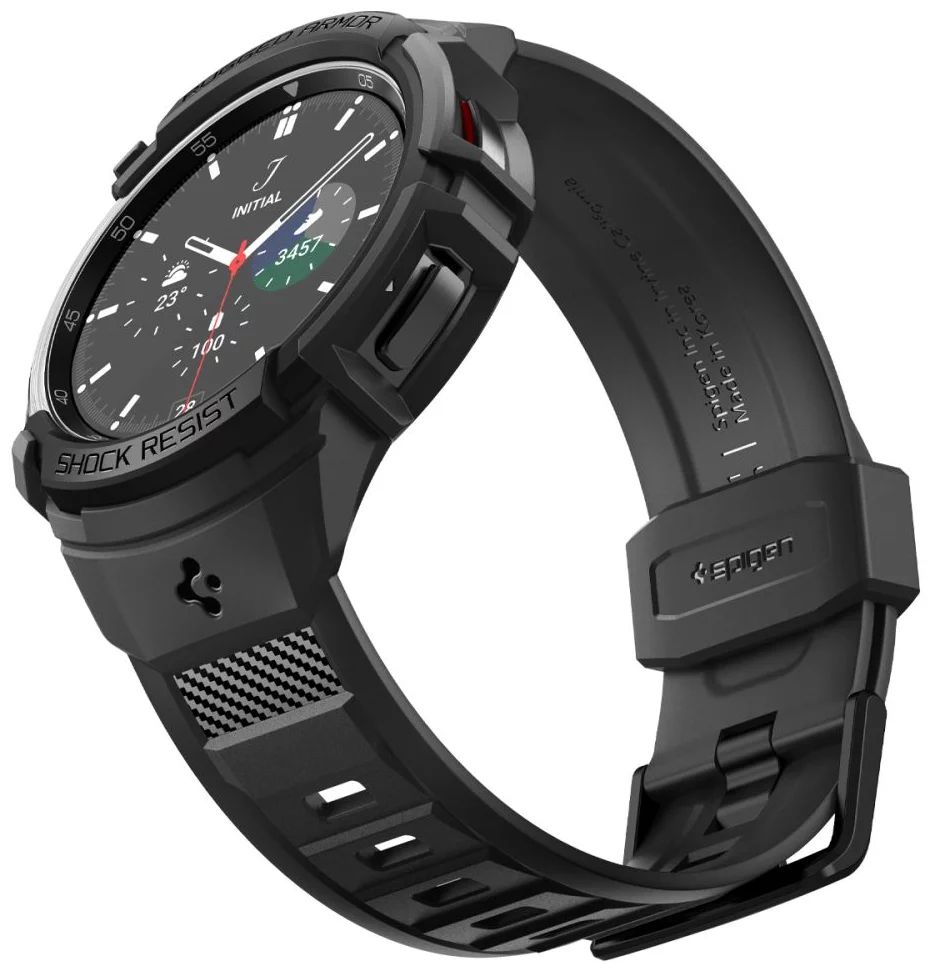 Spigen Rugged Armor Pro for Samsung Galaxy Watch6 Classic 47mm Black