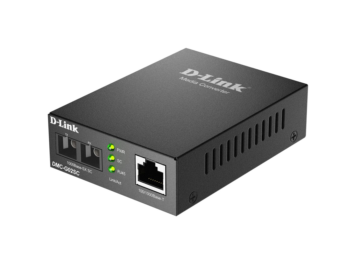 D-Link DMC-G02SC 100/1000Base-T to 1000Base-SX SC Multi-Mode Media Converter