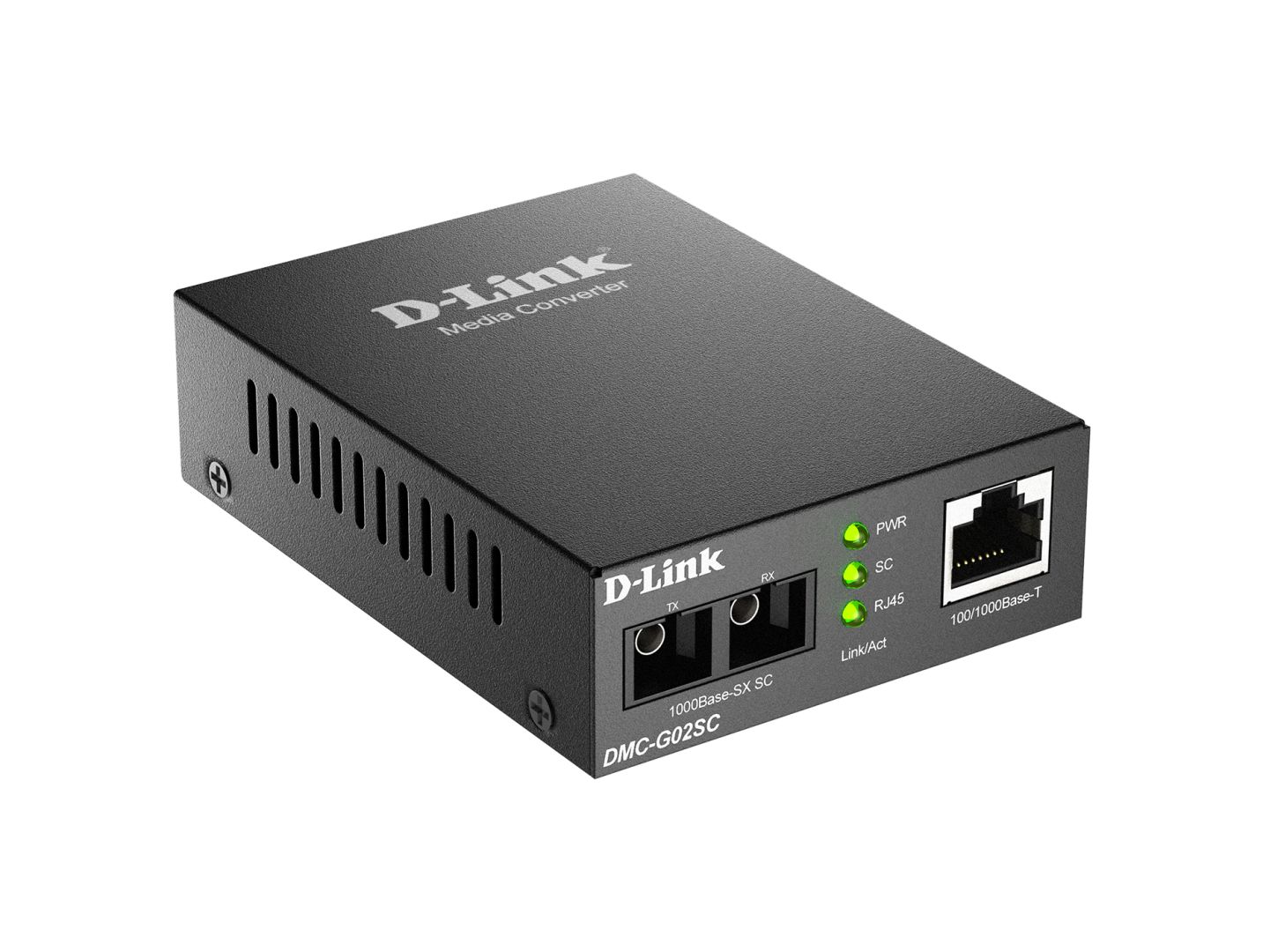 D-Link DMC-G02SC 100/1000Base-T to 1000Base-SX SC Multi-Mode Media Converter