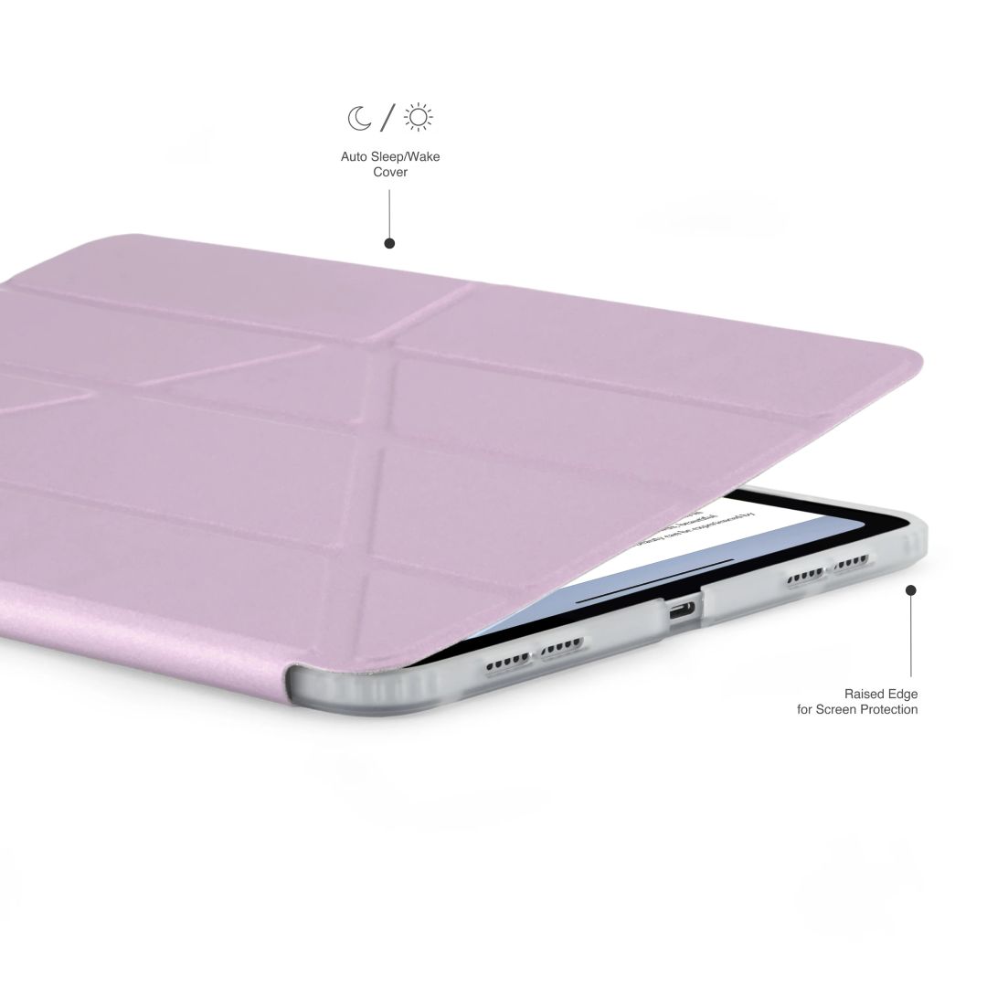 Pipetto Origami No1 Original Case iPad Air 11 (2024) / iPad Air 10.9 (2022/2020) Metallic Purple