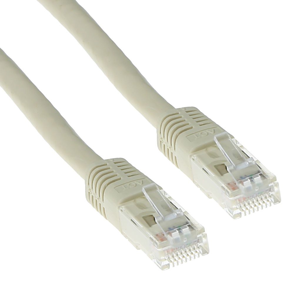 ACT CAT6 U-UTP Patch Cable 0,5m Ivory