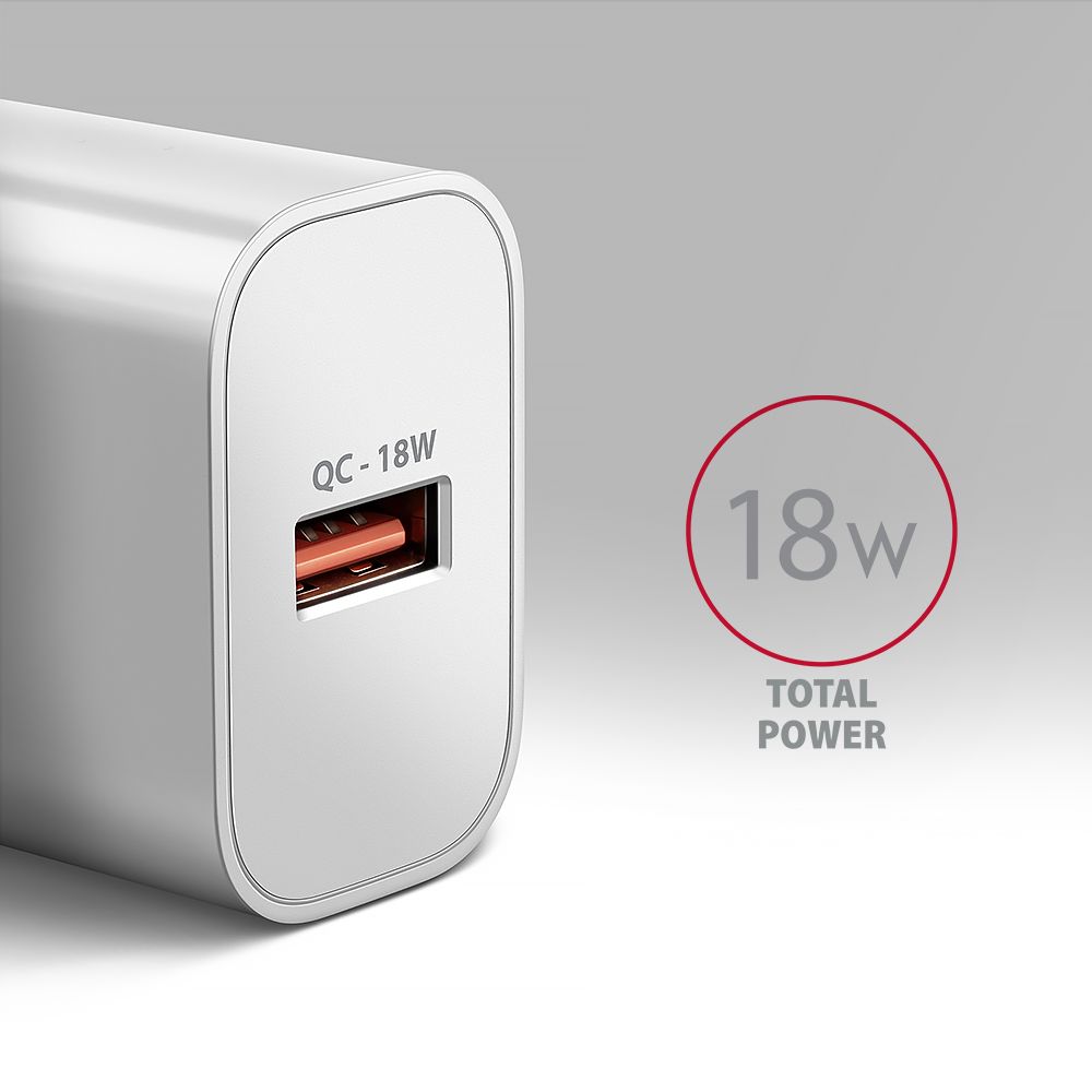 AXAGON ACU-QC18W QC3.0 Wall Charger 18W White