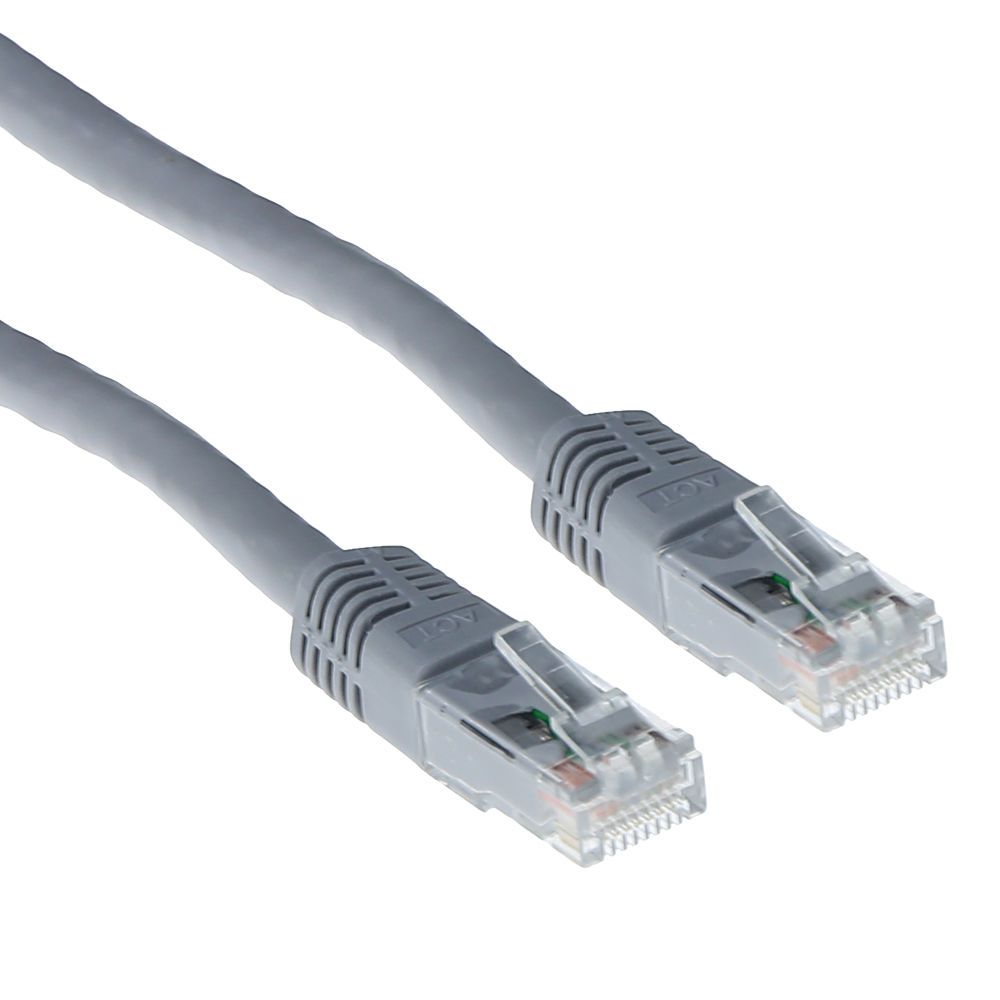 ACT CAT6 U-UTP Patch Cable 15m Grey